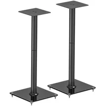 My Wall 2er Set Lautsprecher-Ständer – HS35L, Boxenständer belastbar bis 25 kg, Mit Anti-Vibrationsmatte, Lautsprecher Standfuß, wechselbare Füße, sicherer Stand und unverfälschter Sound