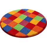 GRUND Badematte »Mosaik, Badvorleger, Badezimmer Teppich, sehr weich«, rutschhemmend beschichtet, fußbodenheizungsgeeignet, angenehm weich, auch als 3 teiliges Set erhältlich, Made in Europe bunt
