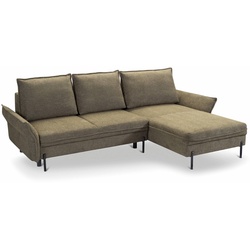 Exxpo by Gala Ecksofa Nexo Stoff Grün Olive