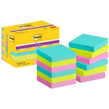 Post-it Post-it® Super Sticky Cosmic Haftnotizen extrastark farbsortiert, 12 Blöcke