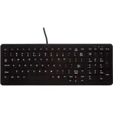 Tast Active Key AK-C7000 Desinfizierbare & beleuchtete Hygiene-Tastatur mit Nummernfeld CleanFunction USB schwarz (DE) (