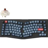 Keychron V10 Max QMK/VIA Wireless Mechanische Tastatur, 2.4 GHz/Bluetooth/USB-C 3-Mode RGB, Programmierbare Makros, Hot-Swap PBT Tastenkappen für Mac Windows Gateron Jupiter Brown
