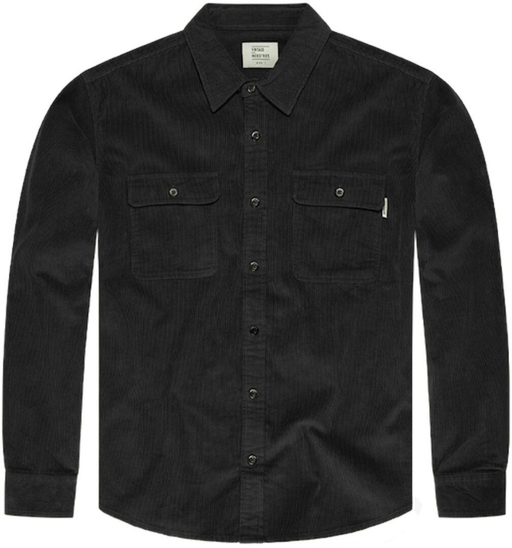 Vintage Industries Brix Overhemd, zwart, XL