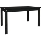 vidaXL Gartentisch 82,5 x 50,5 x 45 cm Schwarz