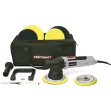 DINO BIKES Dino KRAFTPAKET Exzenter Poliermaschine Exzenterpoliermaschine 230 V 650 W 1600 - 6400 U/min 125/150 mm 9mm Hub 640296