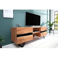 Riess Ambiente Massives TV-Board AMAZONAS 160cm Akazie Metall Lowboard