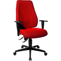 Bürostuhl TOPSTAR "Lady Sitness", rot, Sitzfläche: 100% Polyester, Stühle