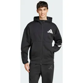 Adidas Z.N.E. Reißverschlusspullover Black / White S