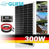 Balkonkraftwerk 300Watt Photovoltaik Solaranlage 12V 12Volt Solarzelle kit für Wohnmobil Wohnwagen Haushalt