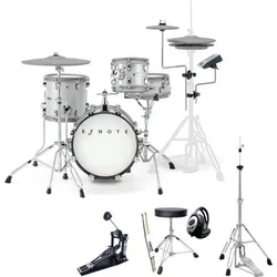 Efnote Mini E-Drum Schlagzeug mit Zubehör-Set, Schlagzeug