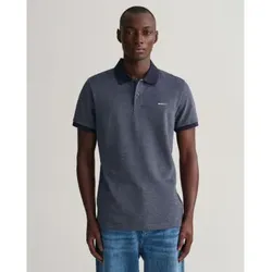 Gant für Herren. 2057029 Oxford-Piqué-Poloshirt in vier Farben blau (XL), Lässig, Baumwolle, Klassisch, Kurzarm, Marine