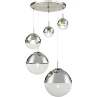 GLOBO 15851-5 Pendelleuchte Varus Hängeleuchte Metall, 3x E27