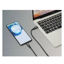 Renkforce USB-Kabel USB4® USB-C® 0.80m Schwarz Aluminium-Stecker RF-4870098