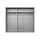 WIMEX Drehtürenschrank »Andorra by fresh to go«, Mit 3D-Leisten für Akustikpaneel-Optik schwarz