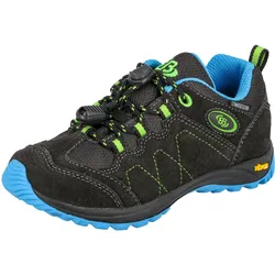 Wanderschuh BRÜTTING "Outdoorschuh Bergen Low", Gr. 33, grau, Veloursleder, Schuhe