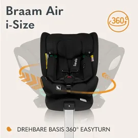 lionelo Braam Air i-Size Schwarz