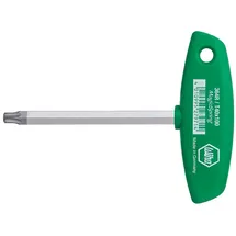 Wiha Stiftschlüssel mit Quergriff TORX MagicSpring mattverchromt T30 x 100 mm