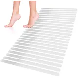 ECENCE - 24x Anti-rutsch-streifen Aufkleber Dusche Badewanne, Treppe Selbstklebend