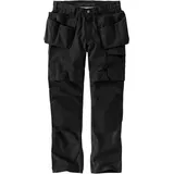 CARHARTT Steel Cargo Arbeitshose Schwarz W40/L32