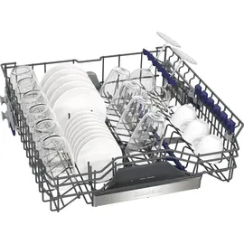 Siemens iQ500 SN55ES12CE Einbau-Geschirrspüler (teilintegrierbar, 598 mm breit, Edelstahl)