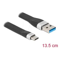 DeLock USB-A auf USB-C 0,14 m Schwarz