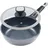 Ø 28 cm x 8,5 cm grau inkl. Glasdeckel