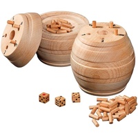 Philos Spiel, Würfelfass - Cassia siamea-Holz