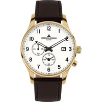 Jacques Lemans London 1-2125D Herrenchronograph - Braun/Weiß