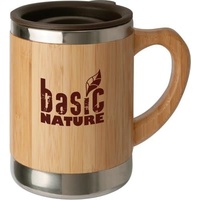 Basic Nature BasicNature Bambus Edelstahlbecher, 300ml