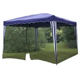 Nexos Fliegengitter 12 m – Farbe: Schwarz - für unsere 3x3m Pavillons