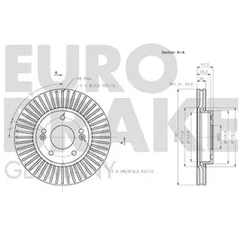Eurobrake Bremsscheibe 5815203526]