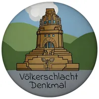 Speecheese Völkerschlachtdenkmal Leipzig Souvenir Magnet Kühlschrank-Dekoration Historisches Wahrzeichen der