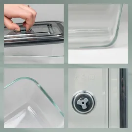 Kela Frischhaltedose rechteckig transparent 24,0 x 18,0 x 11,0 cm 2,5 l