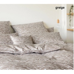 Elegante Bettwäsche Etosha - 135x200 cm + 40x80 cm	greige