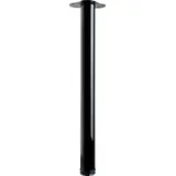 Hettich Tischbein 6,0 x 70 - 73 cm Stahl schwarz - 1 Stück