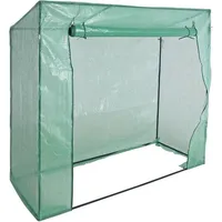 Estexo Foliengewächshaus Tomatengewächshaus 200x77x149/169 cm Gewächshaus Treibhaus Frühbeet 200x77x169/149