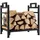 Costway Kaminholzregal 40 x 34 x 36 cm schwary