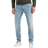 PME Legend Herren Jeans COMMANDER 3.0 Relaxed Fit Caw Clear Authentic Wash Tiefer Bund Reißverschluss W 40 L 30