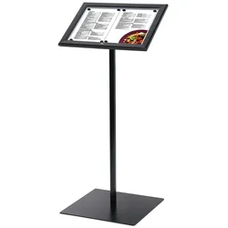 SHOWDOWN Displays Showdown Speisekartenständer Außen LED - Aluminium - Schwarz