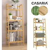 CASARIA Standregal Bambus 4 Etagen