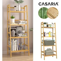 CASARIA Standregal Bambus 4 Etagen