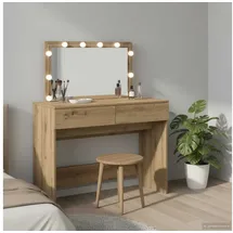vidaXL Schminktisch Artisan-Eiche 100 x 40 x 120 cm Holzwerkstoff