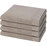 Möve Premium 4 X Handtuch im Set Cashmere Grau