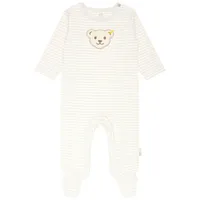 Steiff Strampler in Beige/Weiß | Gr.: 80