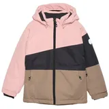 Color Kids Skijacke COSki Jacket Colorblock - 741112 Klassische Skijacke mit Kontrastfarben in Rosa | Gr.: 140