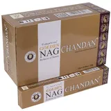 Saraswati Räucherstäbchen Vijayshree "Golden Nag Chandan" 15gr.