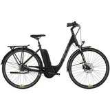 Husqvarna E-BICYCLES E-Bike Cityrad E-Citybike Grand City Y2, 9 Gang Tektro RD-T350 Schaltwerk, Kettenschaltung, Mittelmotor, 500 Wh, (28 Zoll, Yamaha Motor, Scheibenbremsen, mit Straßenzulassung), Pedelec, Elektrofahrrad für Herren u. Damen, tiefer Einstieg schwarz