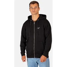 Reell Staple Logo Zip Sweatjacke Herren Schwarz S