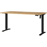 Germania Schreibtisch Boras Eiche / Schwarz