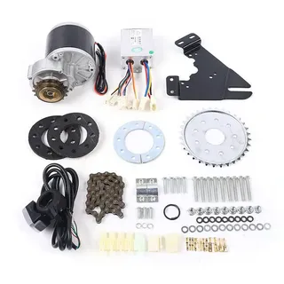 LNINNERY Ebike Umbausatz Hinterrad Vorderrad Kit 350W 24V/36V für E-Bike-Elektro-Bike-Roller (36V 350W Dreh Gas/Twist Throttle)